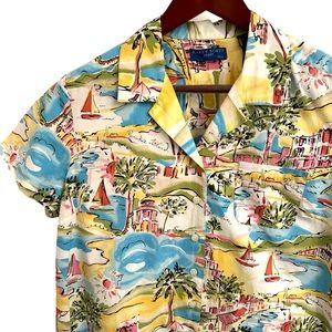Karen Scott Island Print Shirt XLP